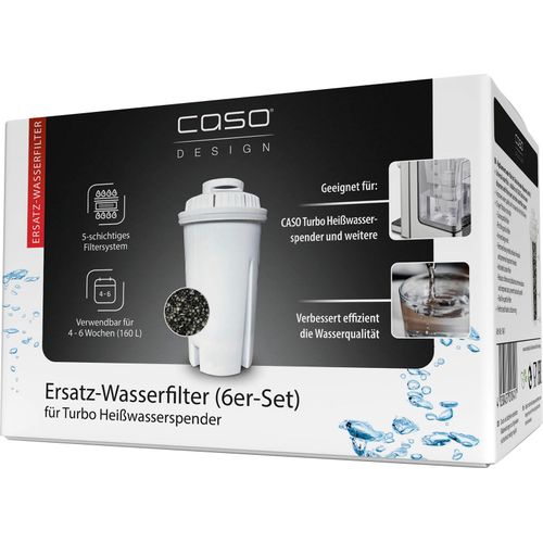 Caso Wasserfilter »Ersatz-Wasserfilter (6er-Set)«, (Set, 6 tlg., 6 Wasserfilter)