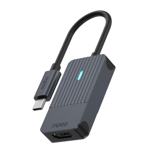 Rapoo USB-Adapter »UCA-1004 USB-C Adapter, USB-C auf HDMI™, Grau«, USB-C zu HDMI, 15 cm