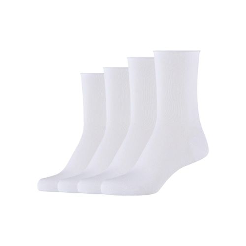 Camano Socken, (4er Pack), Mit Rollrand