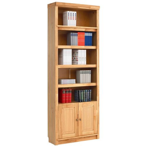 Home affaire Bücherregal »Cliff«, in 2 Höhen, mit 2 Holztüren