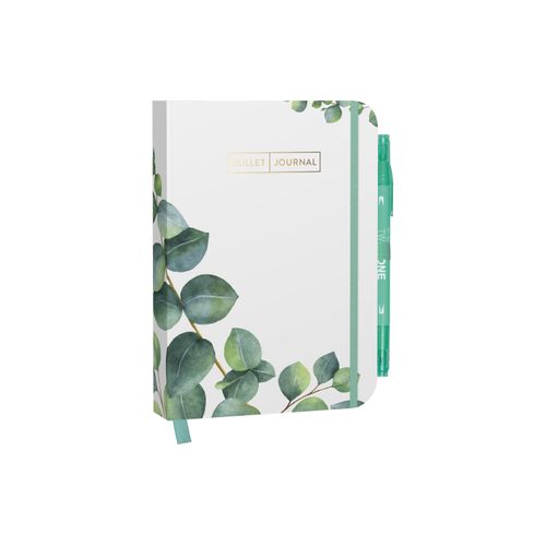 Notizbuch »Notizbuch Bullet Journal Leaves«