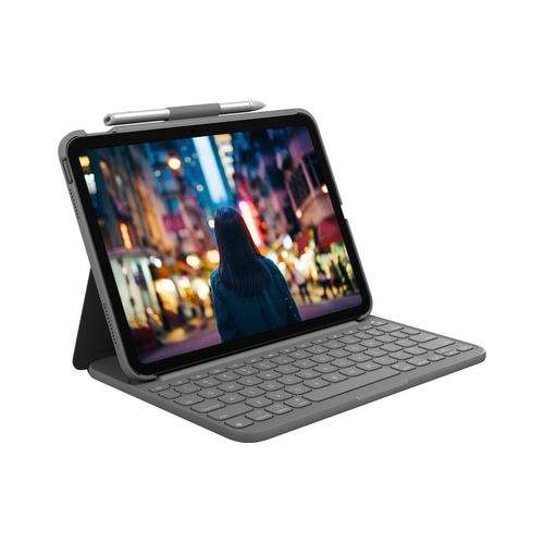 Logitech Tablet-Hülle »Slim Folio iPad 45179 (10. Gen.)«, Tablet, 27,7 cm (10,9 Zoll)