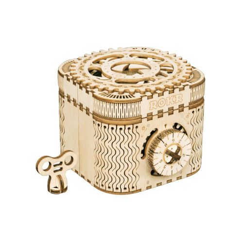 Puzzle »RoboTime Schatzkiste mit Federantrieb«, (123 tlg.)