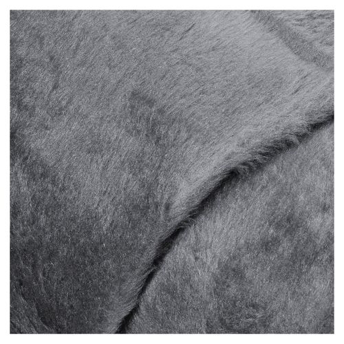 Plüschstoff, mausgrau Image