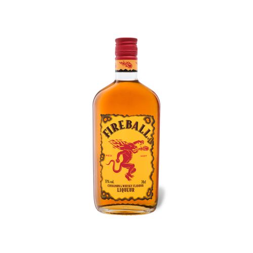 Fireball Likör mit Zimt- und Whiskygeschmack 33% Vol