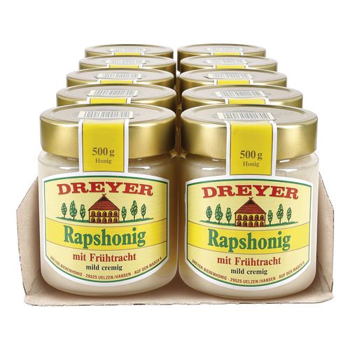 Dreyer Rapshonig mit Frühtracht 500 g, 10er Pack