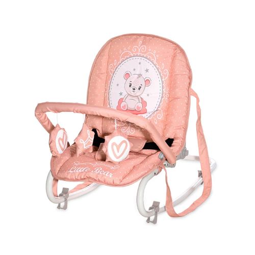 Lorelli Babywippe Eliza Spielbogen, verstellbar, Tragegriffe, Schwingeffekt pink
