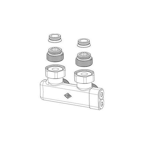 Heimeier Umlenkstück 0541-50.000 G 3/4 AGxR 1/2, Eckform