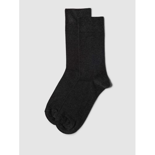 Socken mit elastischen Bündchen im 2er-Pack