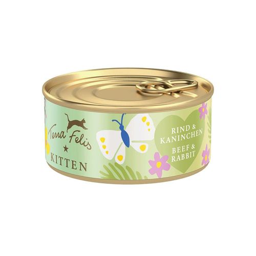 Terra Felis Kitten Rind & Kaninchen 18x70g