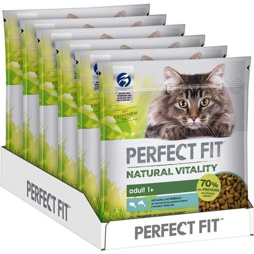 PERFECT FIT Katze Natural Vitality Adult 1+ mit Lachs und Weißfisch 6x650g