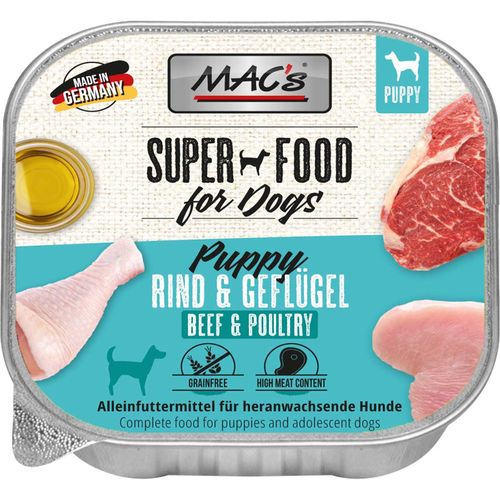 MAC's Dog Puppy Rind & Geflügel 10x150g