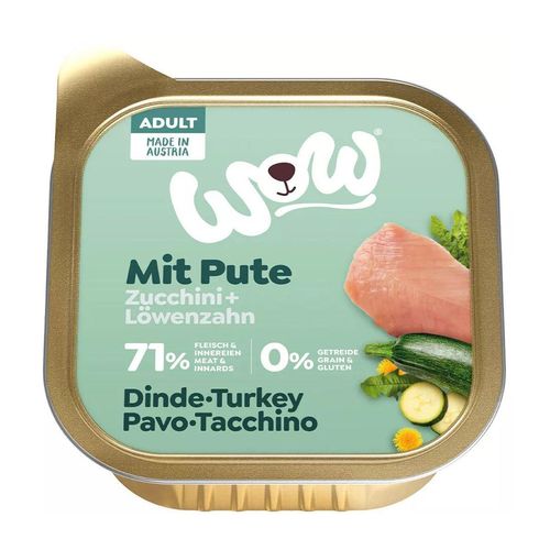 WOW Adult Pute mit Zucchini und Löwenzahn 11x150g