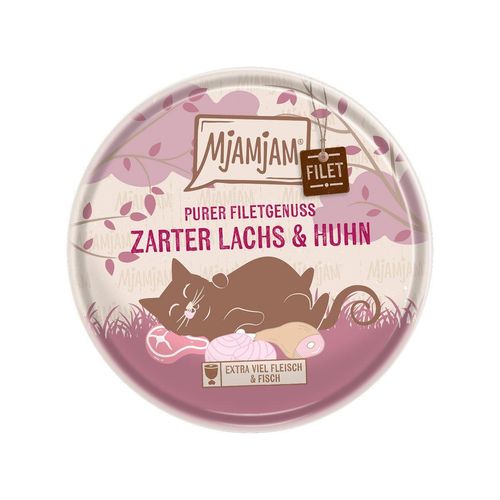 MjAMjAM Purer Filetgenuss - zarter Lachs & Huhn 16x80g