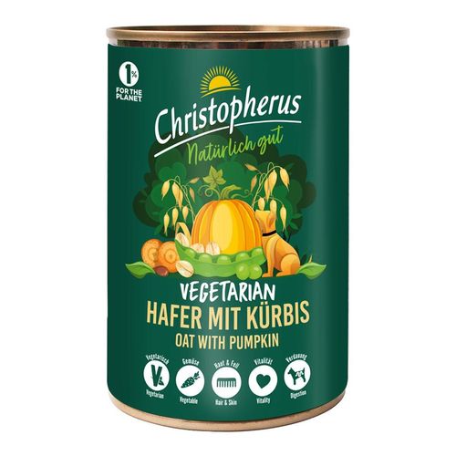 Christopherus Vegetarian - Hafer mit Kürbis 6x400g