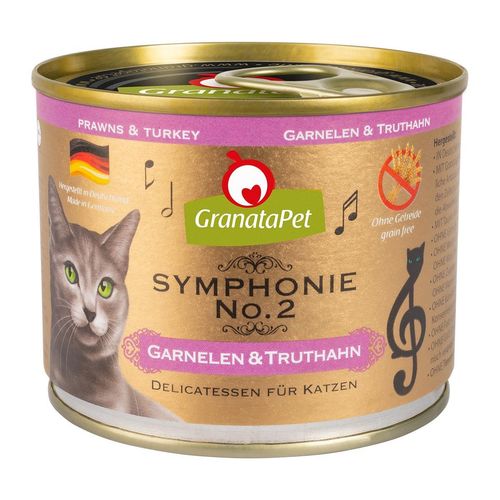 GranataPet Symphonie No. 2 Garnelen & Truthahn 6x200g