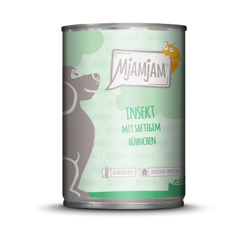 MjAMjAM Insekt mit saftigem Hühnchen 6x400g