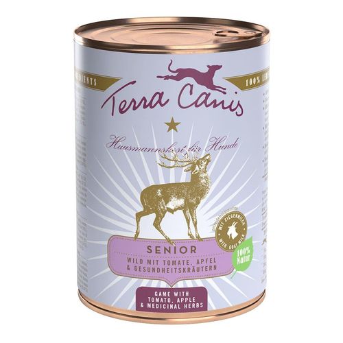 Terra Canis Senior Wild, Tomate, Apfel & Kräutern 6x400g