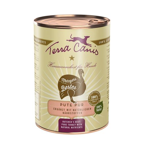 Terra Canis Metzgers Bestes Pute Pur 6x400g