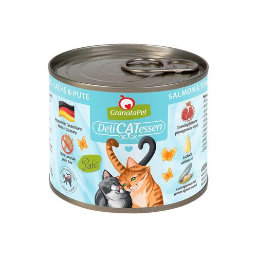 GranataPet Katze - Delicatessen Dose Lachs & Pute 6x200g