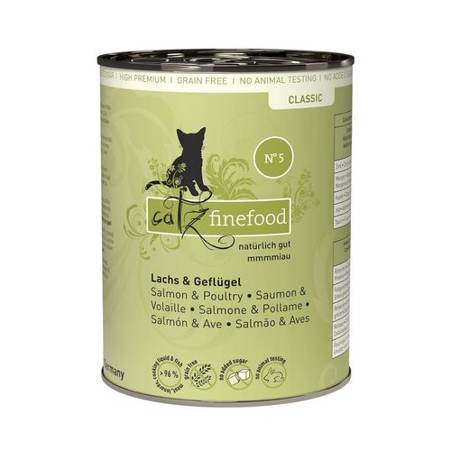 Catz Finefood Classic N° 5 - Lachs & Geflügel 6x400g