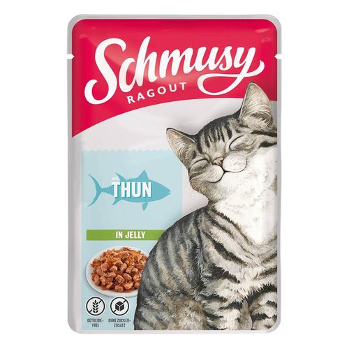 Schmusy Ragout mit Thunfisch in Jelly 22x100g