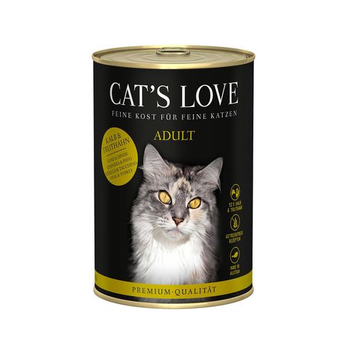 Cat´s Love Kalb & Truthahn Pur 6x400g