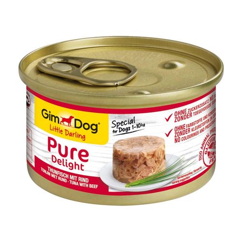 GimDog Little Darling Pure Delight Thunfisch mit Rind 12x85g