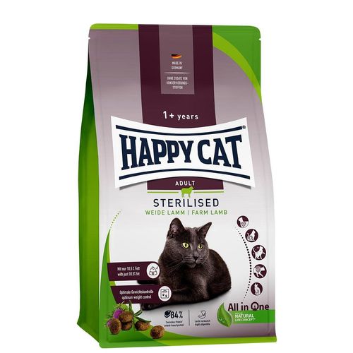 Happy Cat Sterilised Adult Weide Lamm 10kg