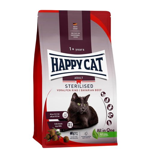 Happy Cat Sterilised Adult Voralpen Rind 10kg