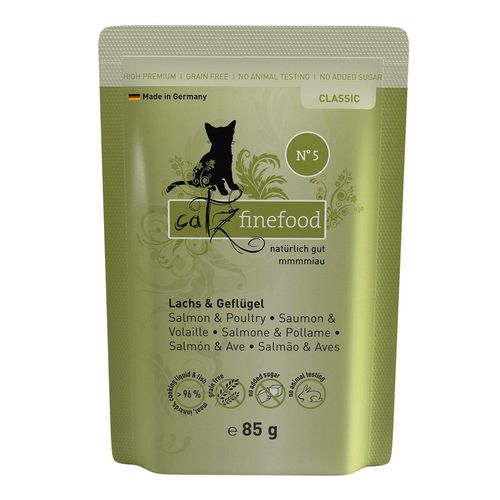 catz finefood Classic N° 05 - Lachs & Geflügel 16x85g