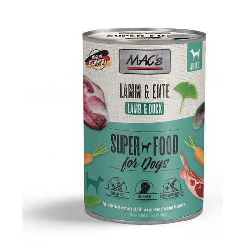 MAC's Dog Lamm und Ente 12x400g