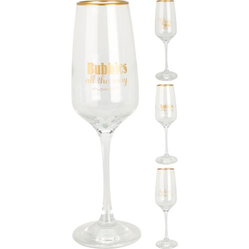 Champagnerglas BUBBLES