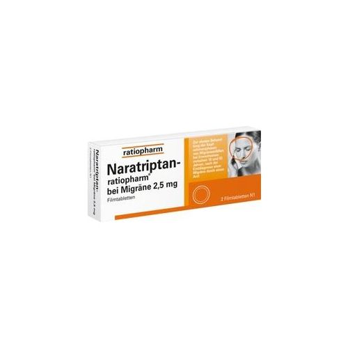 Naratriptan-ratiopharm bei Migräne 2,5mg