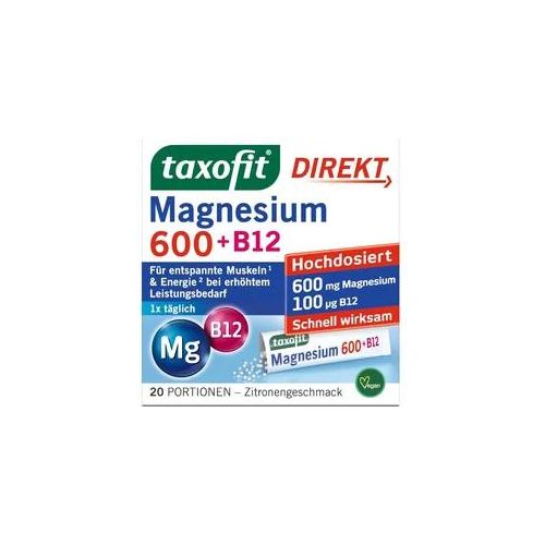 taxofit DIREKT Magnesium 600 + B12