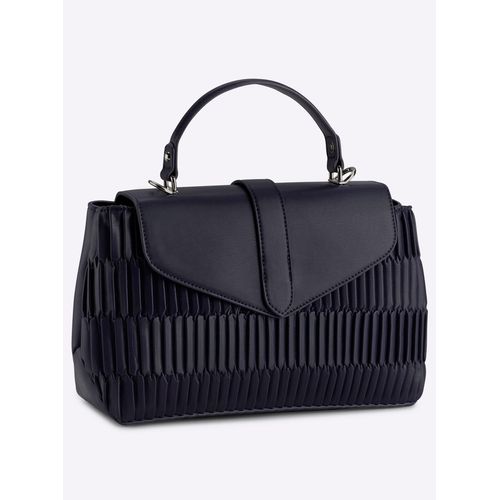 Handtasche HEINE Gr. B/H/T: 29cm x 18cm x 11cm, blau (marine) Damen Taschen