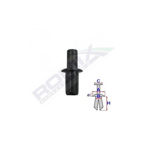 ROMIX Niet MERCEDES-BENZ C70186 A0009908492