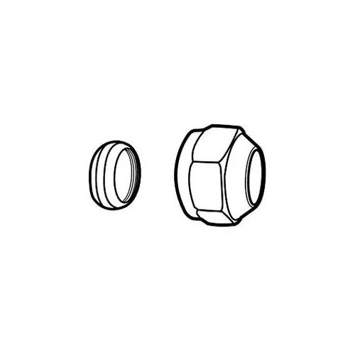 Heimeier Anschlusskupplung 53372412 mit Konus, M 22x1,5, Ø 12