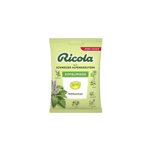 Ricola Apfelminze Schweizer Kräuterbonbon zuckerfrei