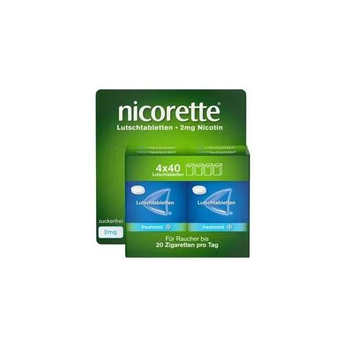 nicorette Lutschtablette freshmint 2 mg Nikotin zur Raucherentwöhnung