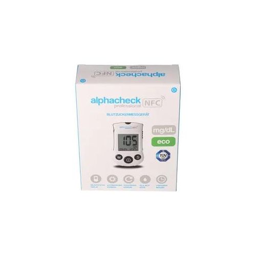 ALPHACHECK professional Blutzuckermessgerät mg/dl eco