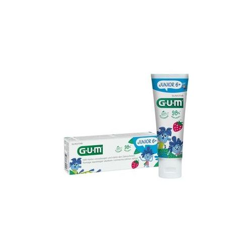 GUM JUNIOR 6+ Zahngel Erdbeere