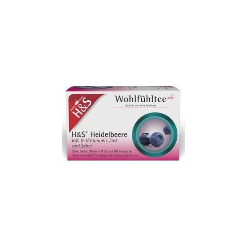 H&S Wohlfühltee Heidelbeere mit B-Vitaminen, Zink und Selen