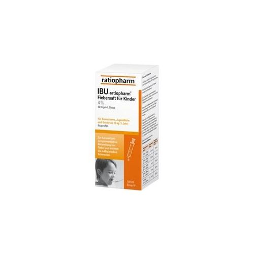 IBU-ratiopharm Fiebersaft für Kinder 40mg/ml