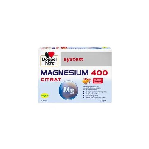 Doppelherz system MAGNESIUM 400 CITRAT