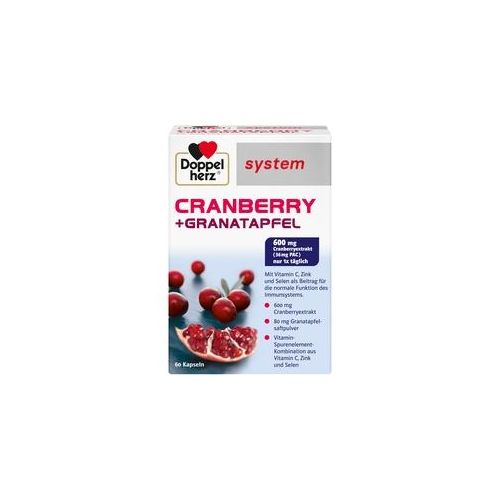 Doppelherz system CRANBERRY+GRANATAPFEL