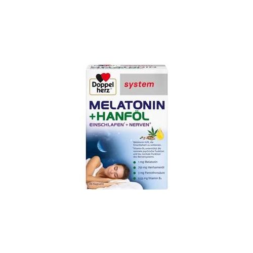 Doppelherz system MELATONIN + HANFÖL