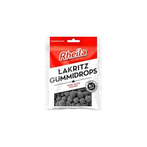 RHEILA Lakritz Gummidrops mit Zucker