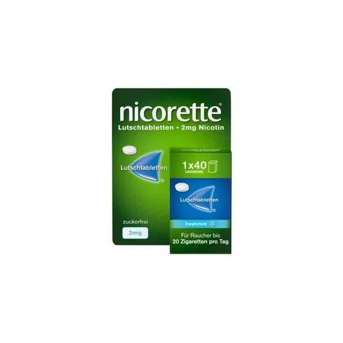 nicorette Lutschtablette freshmint 2 mg Nikotin zur Raucherentwöhnung