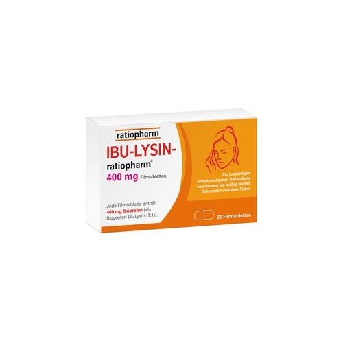 IBU LYSIN ratiopharm 400 mg - mit Ibuprofen